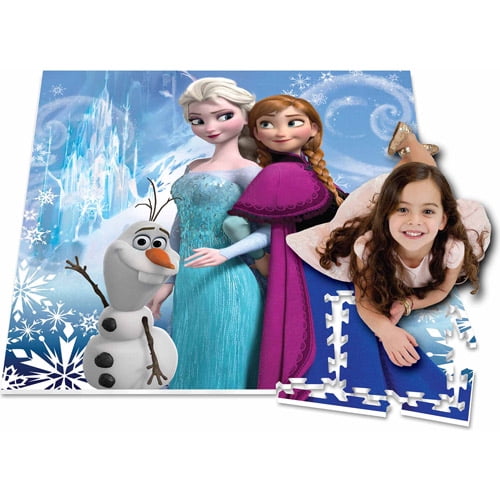 Quality Disney Frozen Rug Elsa Play Mat Rug 133cm x 95cm Non Slip Girls Bedroom